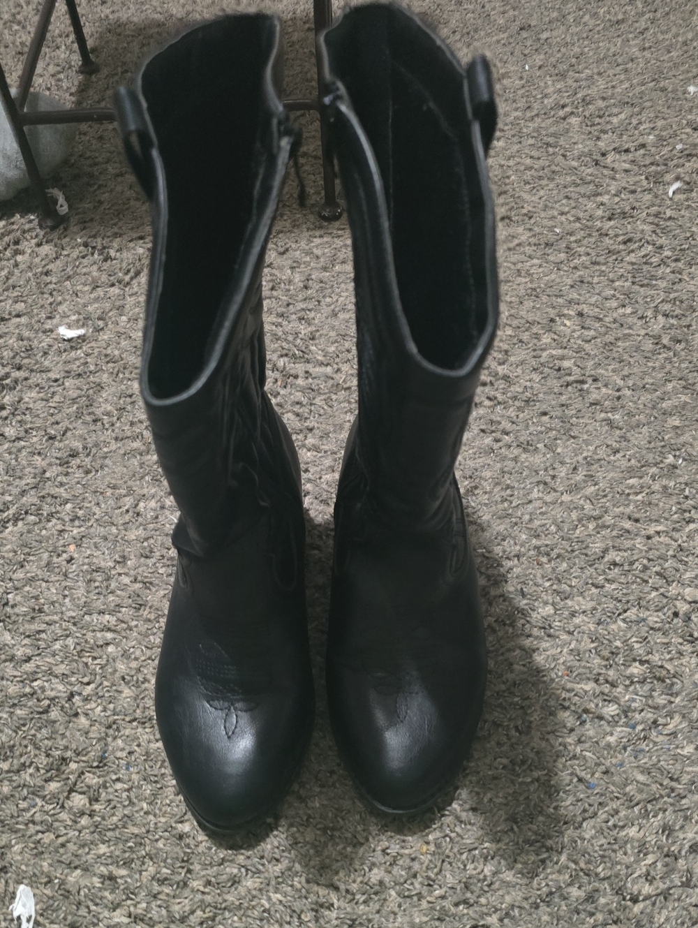 TORRID Women's Black Mid-Calf Leather Boots